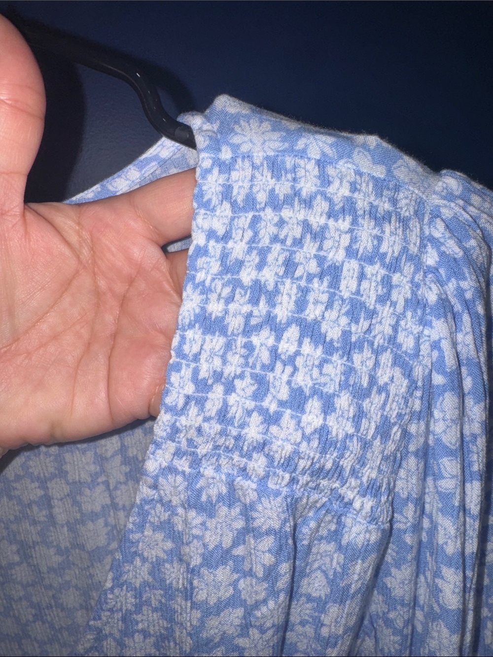 Billabong -Sky Blue Floral Wrap Dress Size Small 🌼 - Picture 11 of 17